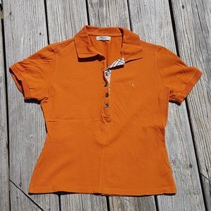burberry polo womens orange